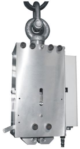 Mechanical release-hook assembly for drop testing. Representative catalog photograph.